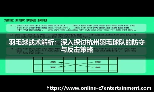 羽毛球战术解析:深入探讨杭州羽毛球队的防守与反击策略